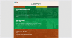 Desktop Screenshot of eldespacho.org